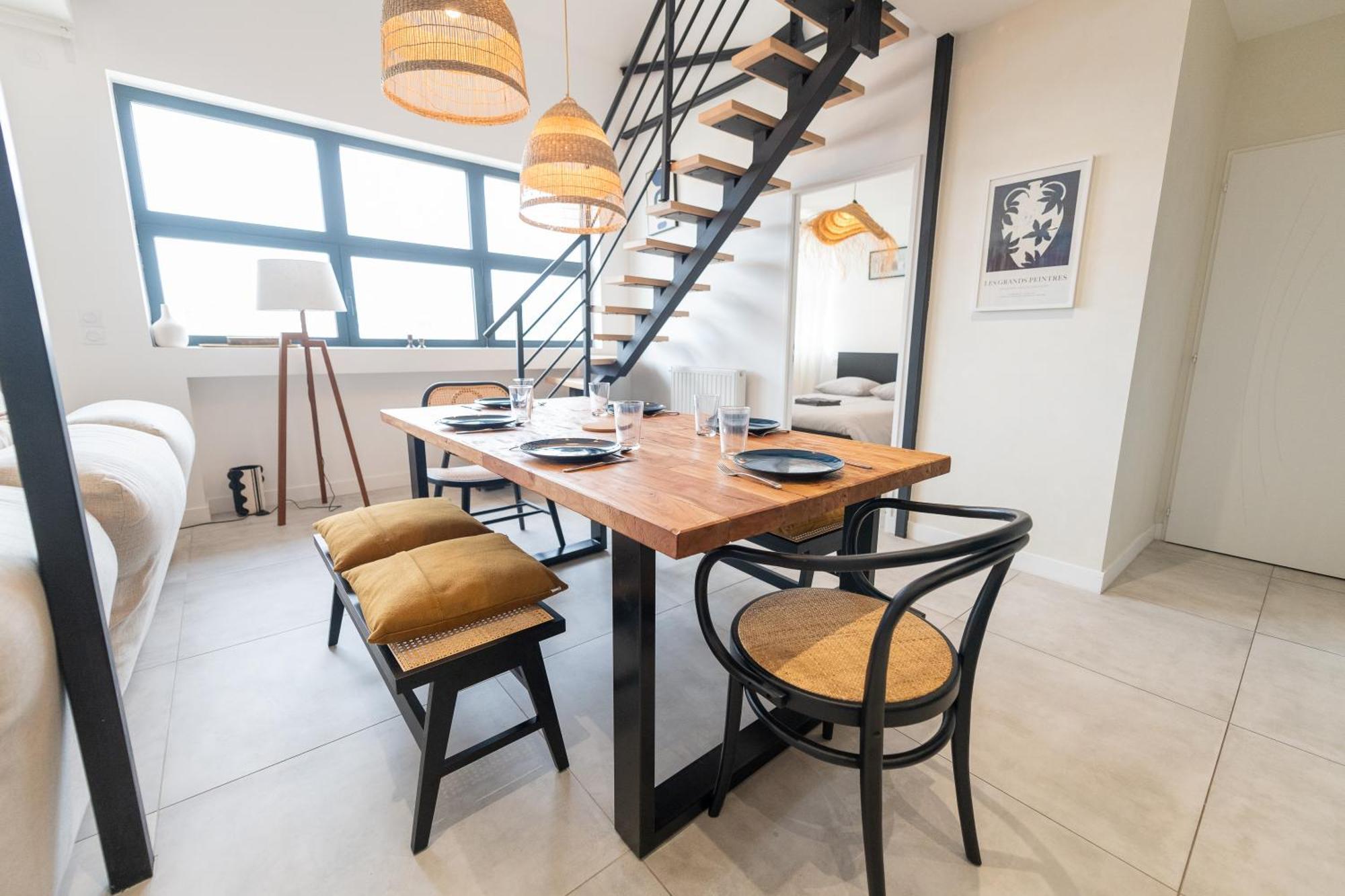 Kasa Madura - Duplex Au Calme Tout Equipe Saint-Etienne  Exteriör bild